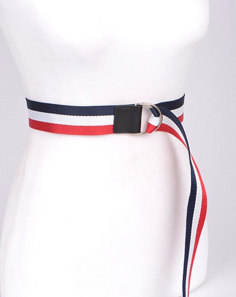 Striped Loop Belt