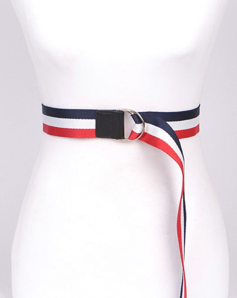 Striped Loop Belt